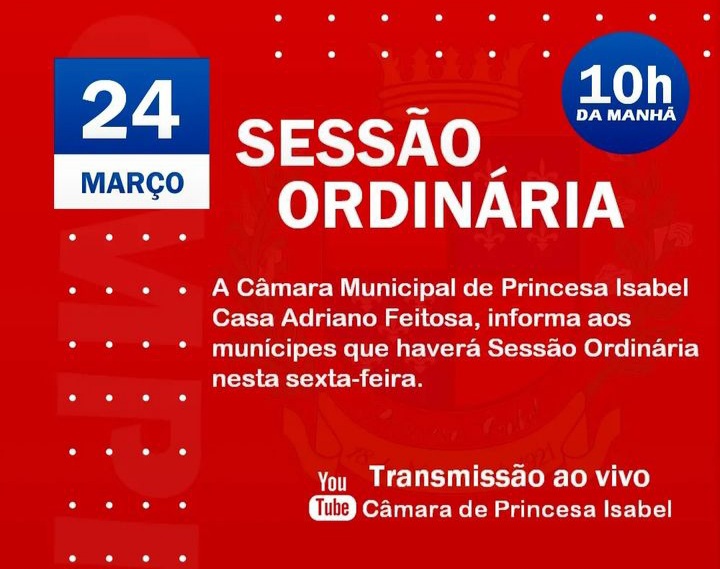 SESSÃO ORDINÁRIA